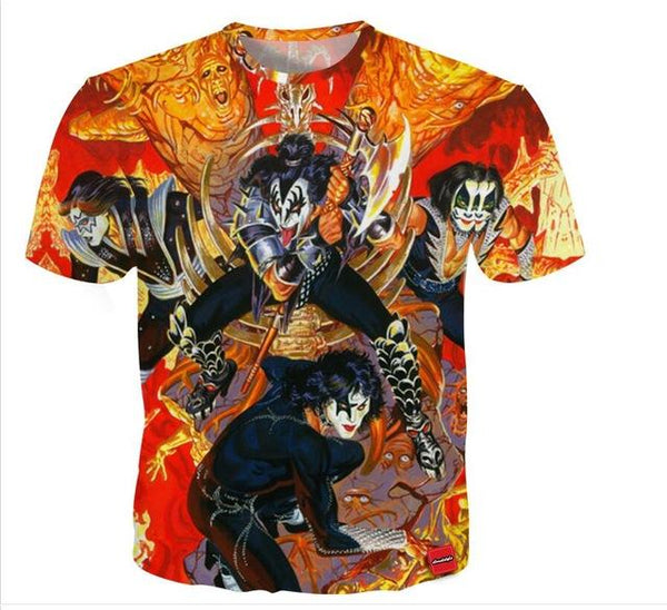 YFFUSHI 2018 3d t-shirt Men Iron