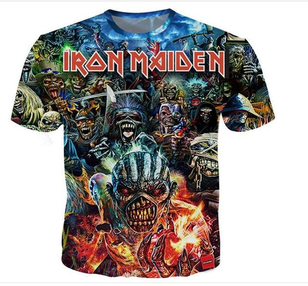 YFFUSHI 2018 3d t-shirt Men Iron